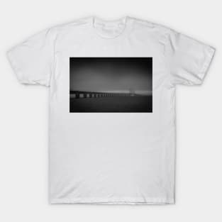 In the beautiful evening light lies the Öresund Bridge, which connects Sweden and Denmark T-Shirt